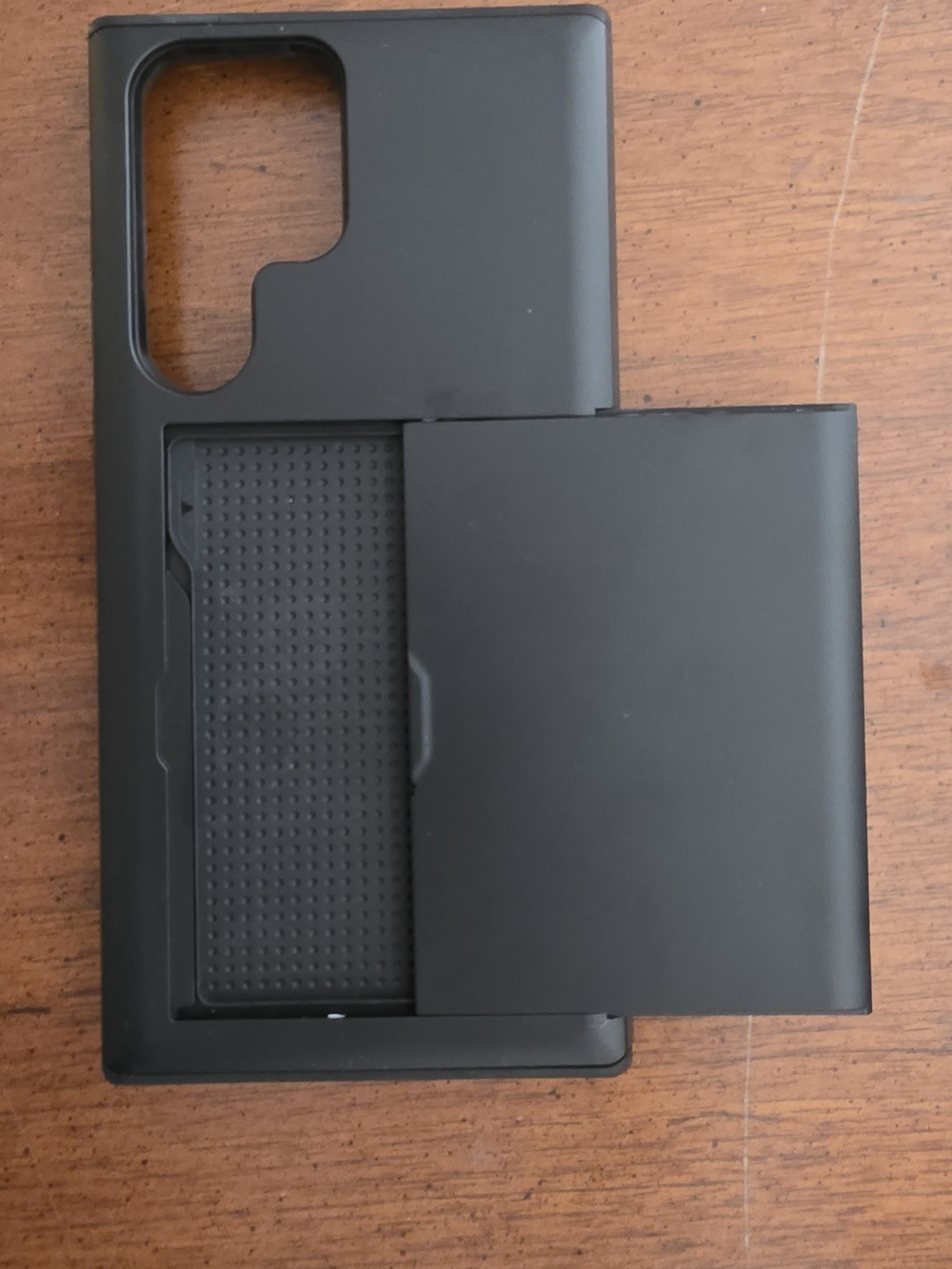 Samsung Galaxy S23 Ultra Black Phone Case With Wallet